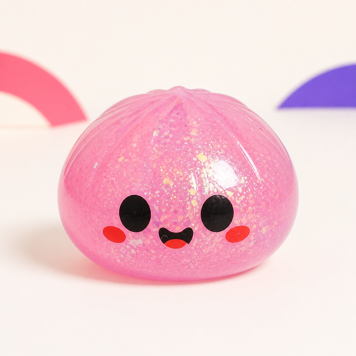 Possible pink smile Halloween Dumpling Squishy character