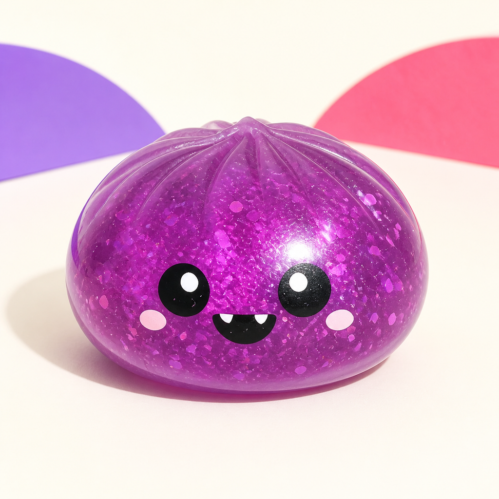 Possible purple fanged monster Halloween Dumpling Squishy character