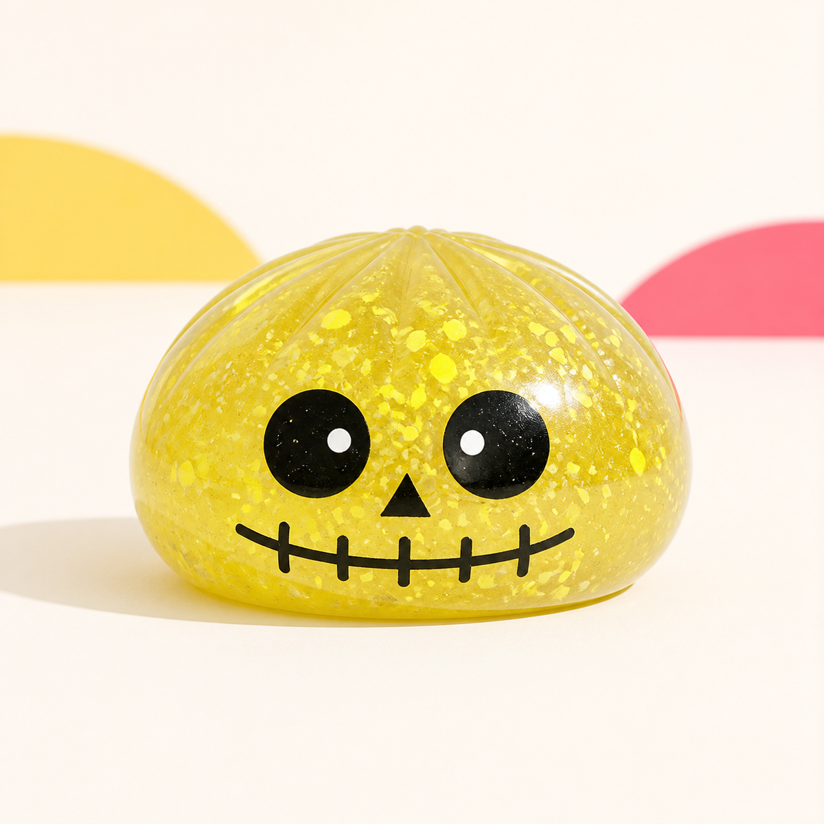 Possible yellow skull Halloween Dumpling Squishy character