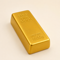 Gold butter squishy in Gold Bar 13 cm style
