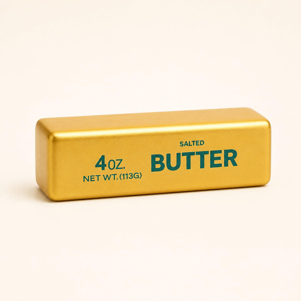 Gold butter squishy in Gold Butter 13.5 cm style