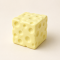 Cheese cube squeeze toy 1 piece pack