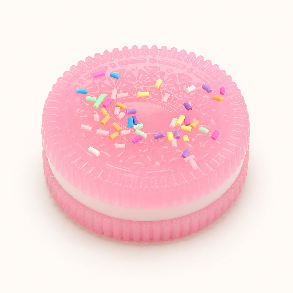 Sprinkle cookie stretch squishy in Pink