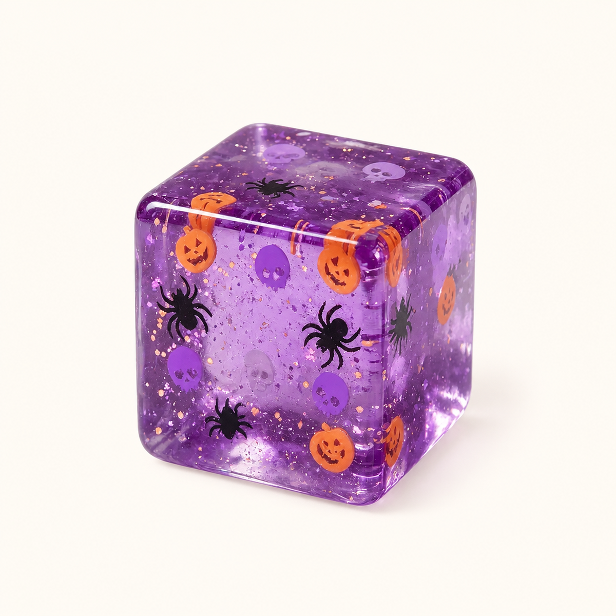Halloween character cube squishy in Purple