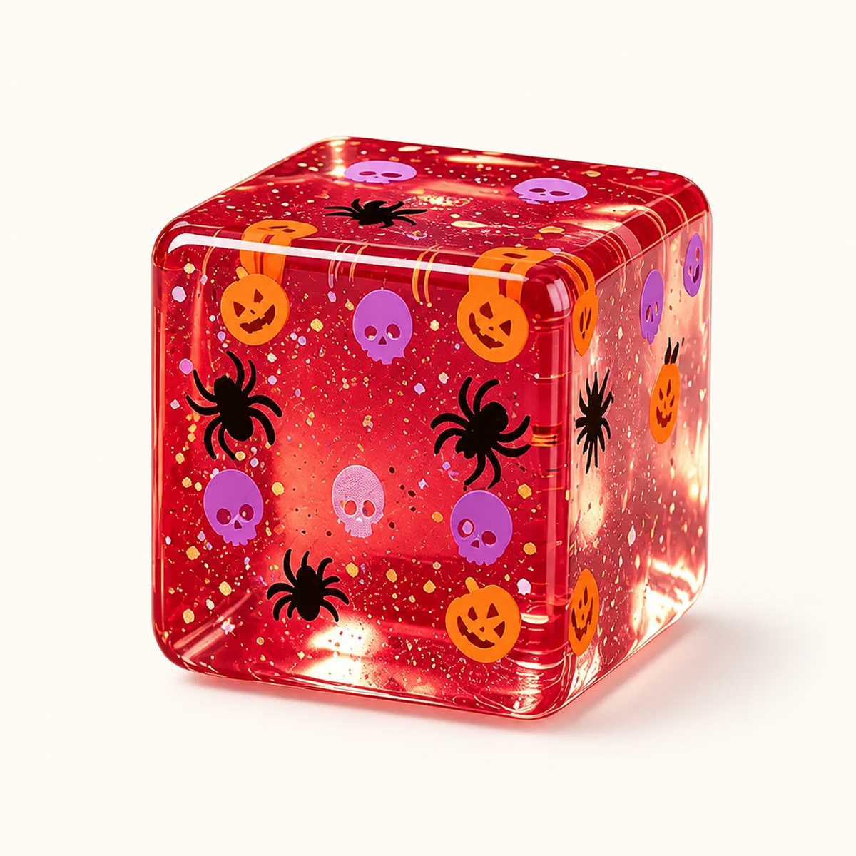 Halloween character cube squishy in Red