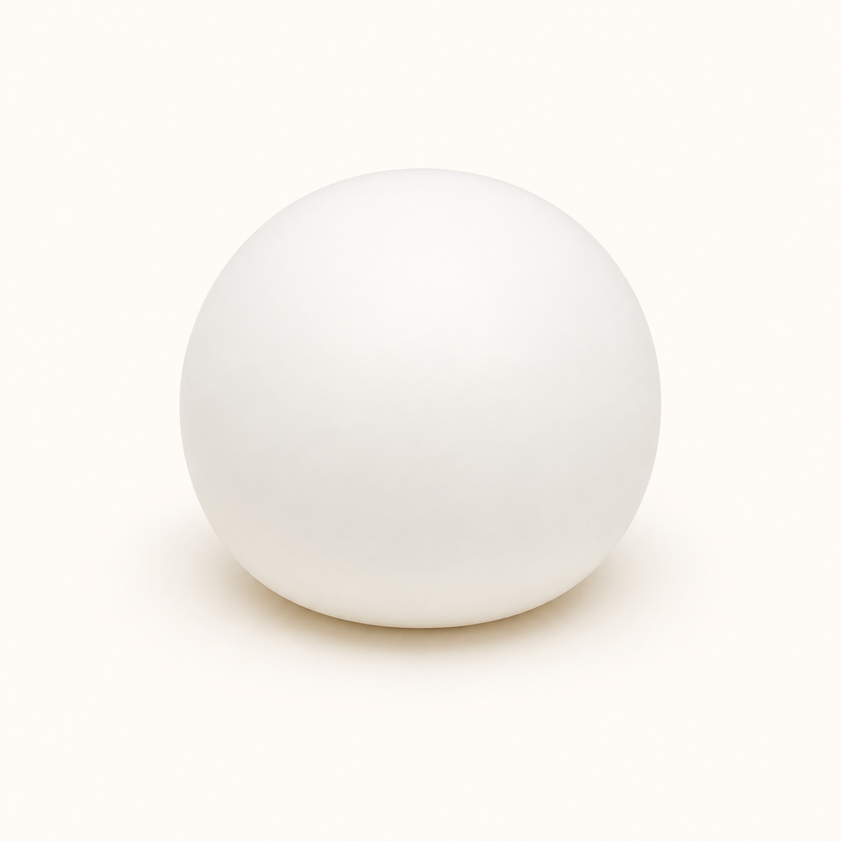 Soft white bun squeeze ball in 6 cm size