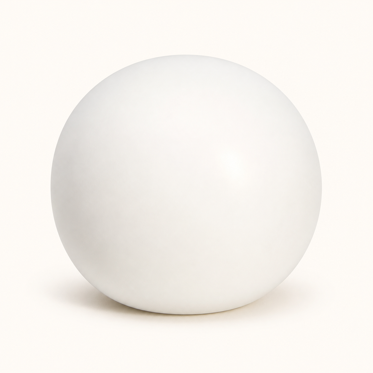 Soft white bun squeeze ball in 9 cm size